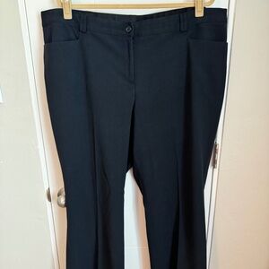LANE BRYANT  Plus-Size Dress Pants, Size 22P (black)